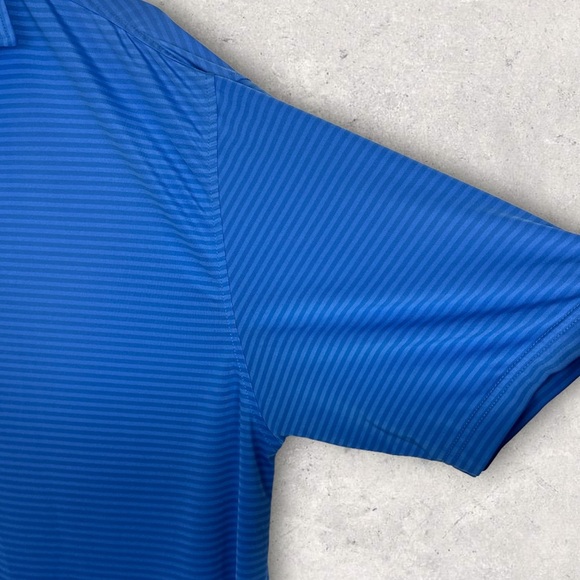 FootJoy Performance Golf Technical Shirt Short Sleeve Mens Size Large Blue Tee L - Picture 7 of 12